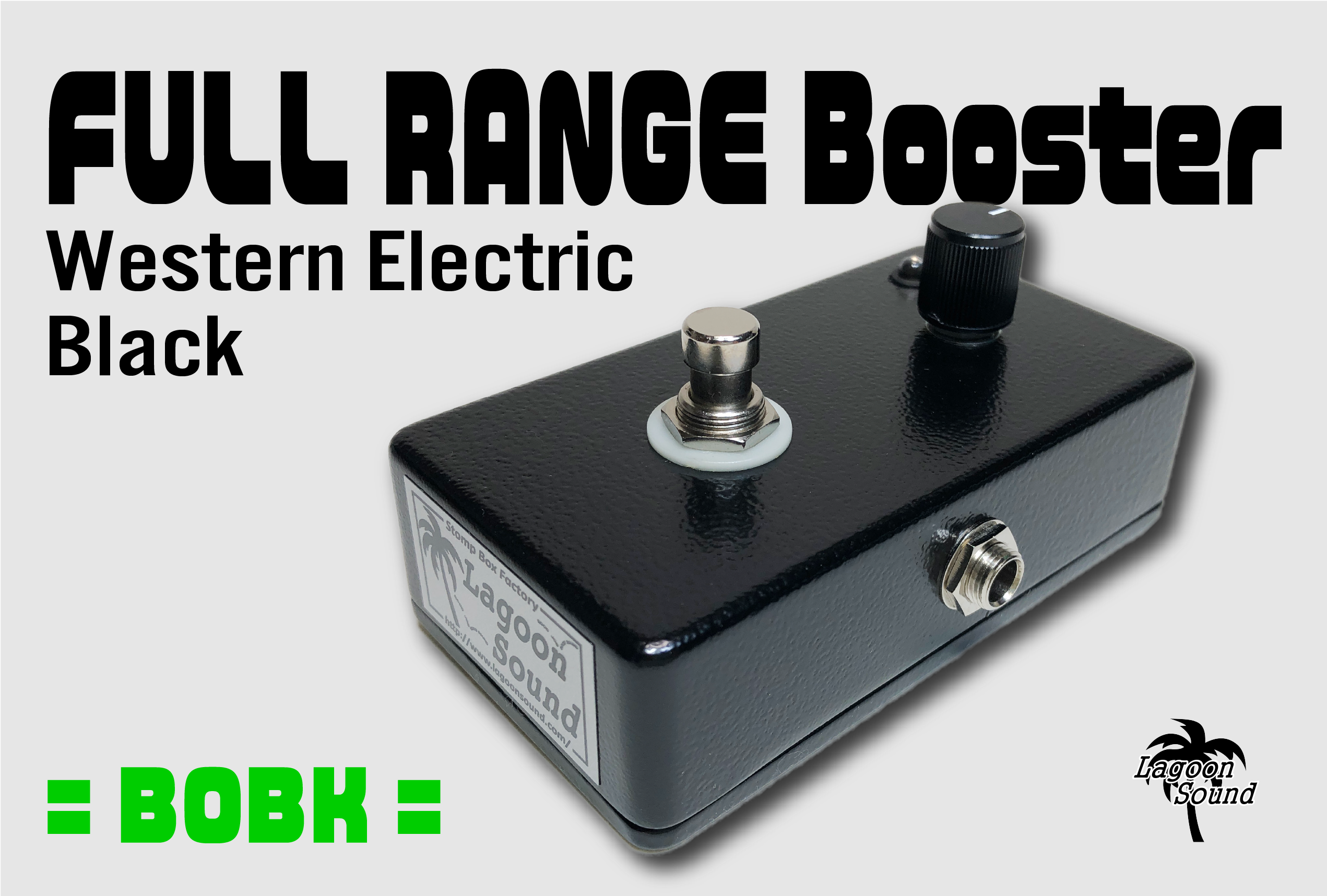 FULL RANGE Booster Black | LAGOON SOUND